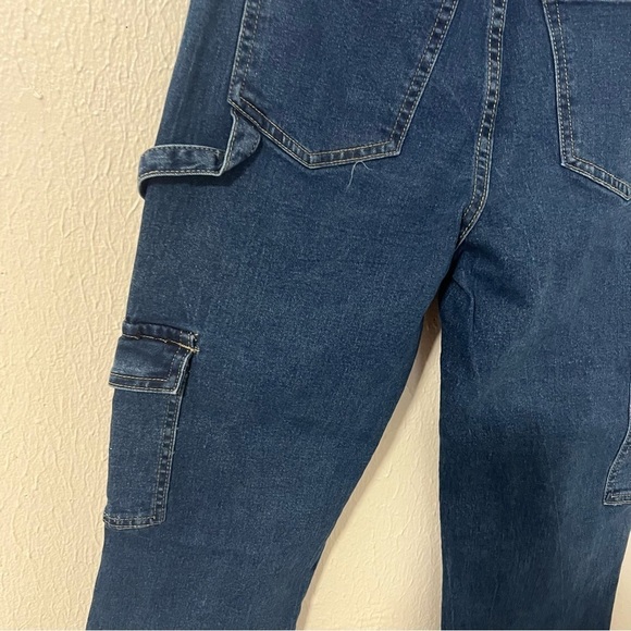 CELEBRITY ACE Junior Cargo Dark Wash “The Skater Jean” Size 11/30 Carpenter EUC - Picture 4 of 10